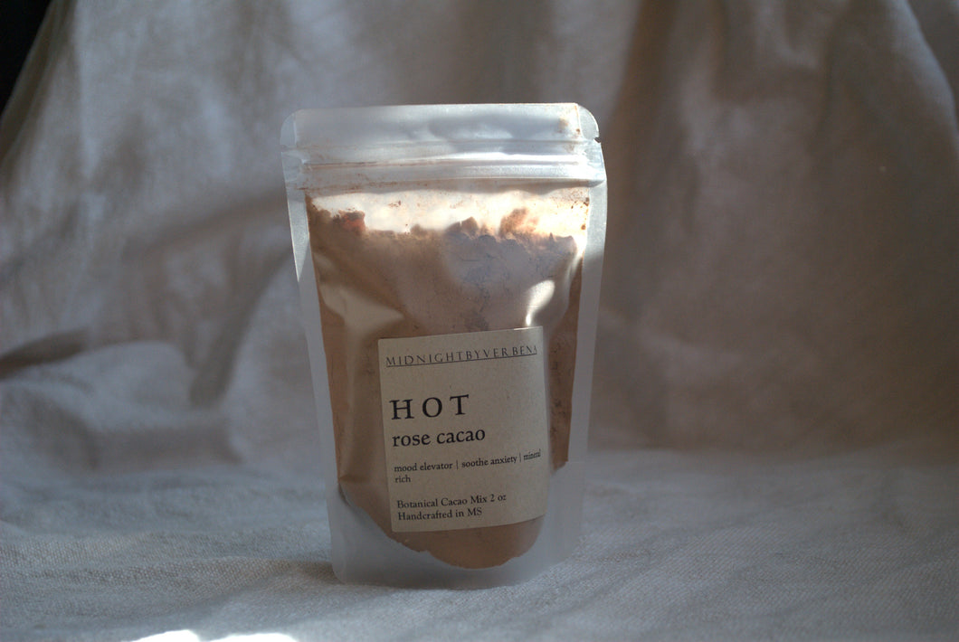 Hot Rose Chocolate | Cacao Blend 1 oz